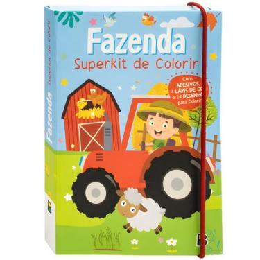 Imagem de Livro Superkit de Colorir - Todolivro - FAZENDA