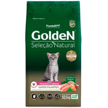 Imagem de Ração Golden Seleção Natural Gatos Filhotes Sabor Frango e Arroz 10,1 