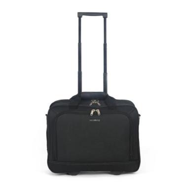 Imagem de Pasta Piloto Mala Viagem Notebook 18" Bordo Rodinhas Executiva Unissex