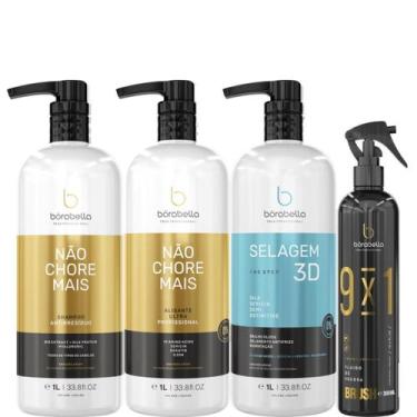 Imagem de Borabella Kit Não Chore + Selagem 3x1L + Fluido 300ml