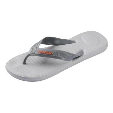 Imagem de Chinelo havaianas top max comfort fc, Cinza gelo, 41/42