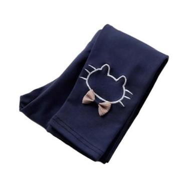 Imagem de Leggings Térmicas De Algodão Para Meninas, Calças Elásticas Quentes Pa