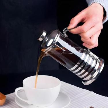 Imagem de Cafeteira Francesa 350 ML Cremeira Espumadora De Leite Prensa De Café 