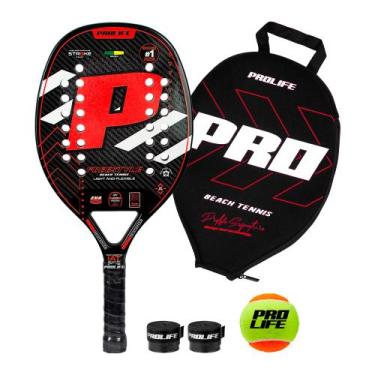 Imagem de Raquete Beach Tennis Freestyle - Prolife, Vermelho flúor