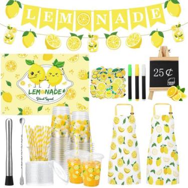 Imagem de Kit de Acessórios para Barraca de Limonada ZhouBoat com 50 Copos