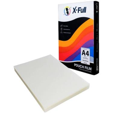 Imagem de Plástico para Plastificação A4 220x307mm 175 micras 0,07mm X-Full Paco