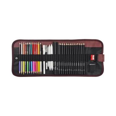 Imagem de Kit De Desenho 14/18/29/38/44/64 Peças, Conjunto De Materiais De Arte,