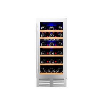 Imagem de Adega Benmax BAC28 28 Garrafas Vidro Duplo Inox Compressor Dual Zone 80L 220V