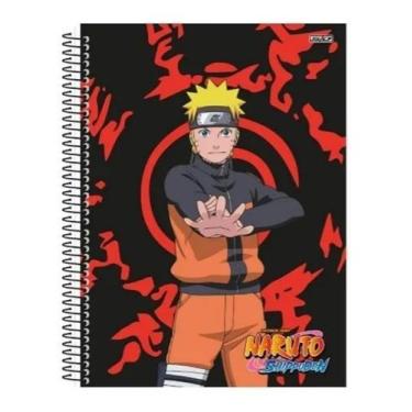 Imagem de Caderno Universitário 1 Matéria Naruto 80 Folhas Sd - Sâo Domingos