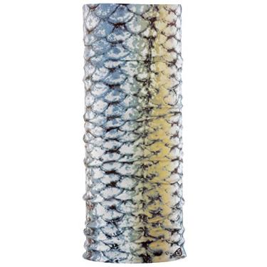 Imagem de Bandana multifuncional de proteção UV para o rosto e a gola da Flying Fisherman SunBandit, 12 formas de usar, Escamas de peixe, Fish Scales, One Size