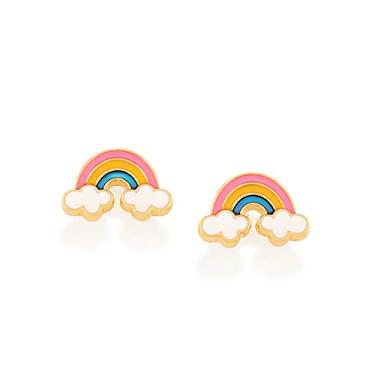 Imagem de Brinco infantil arco-íris Colorido-526500-Rommanel Cor: Colorido