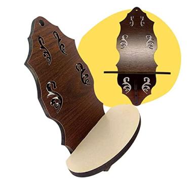 Imagem de Oratório Suporte Altar Base para Imagens de Parede de Madeira MDF 50cm Para Santos de até 31cm