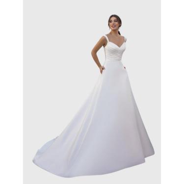 Imagem de Vestido de Noiva Modelo Lais Moderno