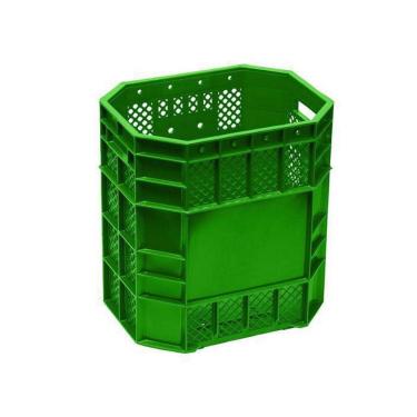 Imagem de Caixa Plástica Lixeira Via Pública Vazada 70 L Pn 70 Verde