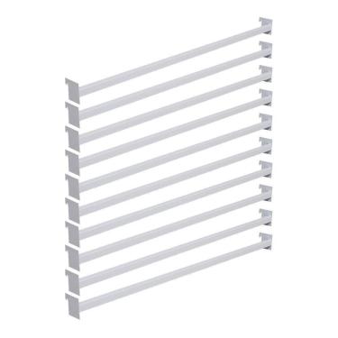 Imagem de Kit Réguas Para Gondola 91Cm - Sa Gondolas 10 Unidades