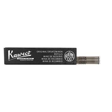 Imagem de Kaweco Refil de caneta esferográfica D1 0,8 mm preto pacote com 5 | Refis de caneta esferográfica para séries Sport und Liliput | 0,8 mm (fino)