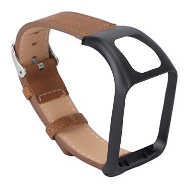 Imagem de Pulseira de relógio macia antiderrapante vintage tomtom adventure para pulseira de relógio inteligente Marrom
