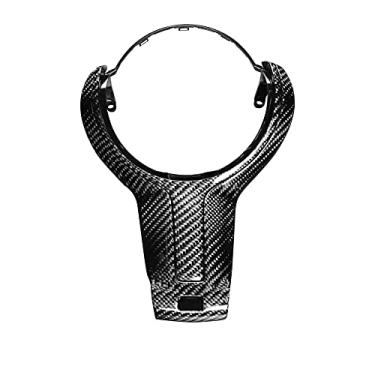 Imagem de FINMOKAL Acabamento de volante de fibra de carbono para BMW F20 F22 F30 F31 F33 F36 X5 Substituir