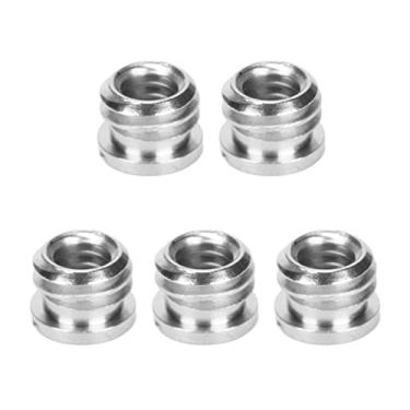 Imagem de Adaptador Conversor de Rosca de Parafuso 1/4 Fêmea para 3/8 Adaptador de Parafuso Convertido em Aço Inoxidável Macho para Câmera Monopé DSLR SLR