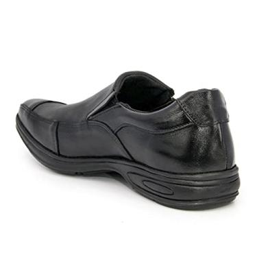 Imagem de Sapato Social couro palmilha Pu BBR2 4520001 preto Cor:Preto;Tamanho:42;Genero:Masculino