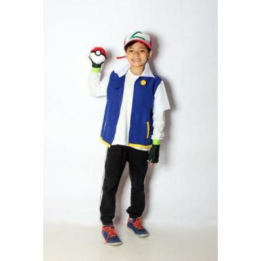 Fantasia Pokémon Pikachu Nova  Roupa Infantil para Menino Quimera