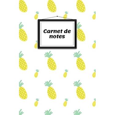Imagem de Carnet de notes: ananas | fruits | été | carnet de notes | carnet de dessin | cadeau | livre à colorier | journal | agenda | 120 pages | format 6x9 pouces | pointillé | grille de points