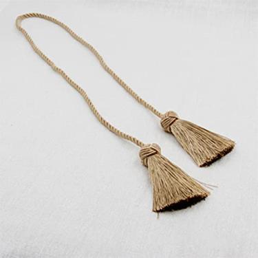 Imagem de 2 pcs Cortina TieBack Corda Fivela Cinta Borlas Franja Cortina Tie Backs Holdback para Cortinas Suporte Suprimentos Acessórios de Quarto, Ouro, 4 pcs