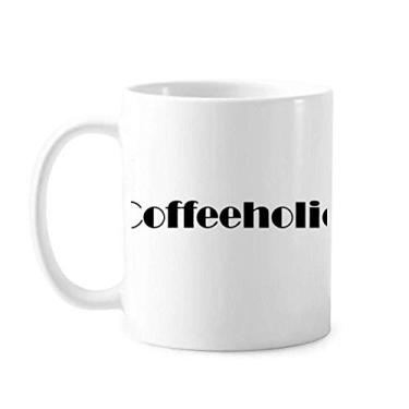 Imagem de Palavra elegante café art déco presente caneca moderna cerâmica xícara de café porcelana louça