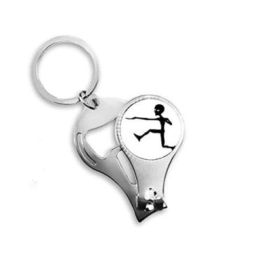 Imagem de Anel de pinça de unha alienígena de monstro alienígena universo chaveiro abridor de garrafa cortador