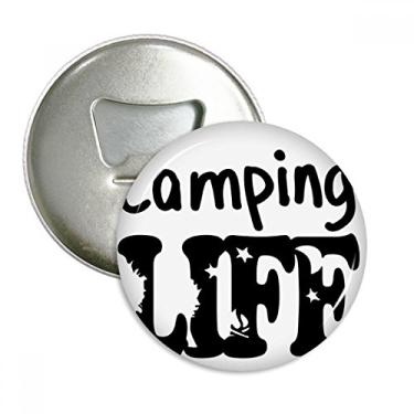 Imagem de Acampamento Life – Abridor de garrafas e ímã de geladeira