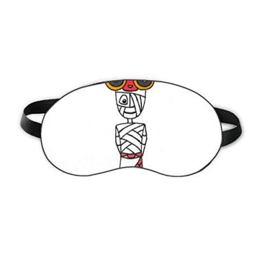 Imagem de Egypt Mummy Horus Goldfish Hat Sleep Eye Shield Soft Night Blindfold Shade Cover