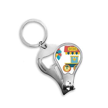 Imagem de Amazing Funny Park Hot Dog Ilustração Cortador de Unhas Abridor Chaveiro Tesoura