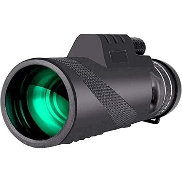 Imagem de Telescópio Monocular HD de Alto Desempenho Prisma Bak4 Estojo Monocular Compacto à Prova D' Água com para Pássaro Caminhadas Vento Camping Monocular Scope