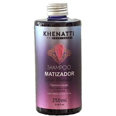 Imagem de Shampoo Matizador Desamarelador Khenatti 250ml