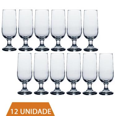 Imagem de Jogo 12 Copos Taça de Vidro Chopp Hannover 300ml Casa Linda
