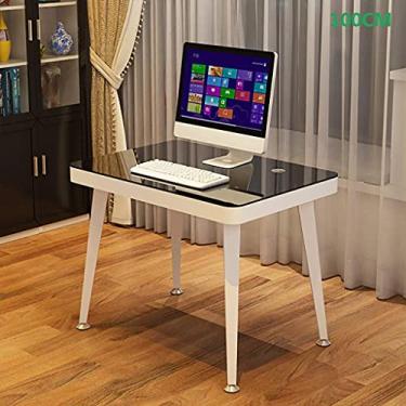 Imagem de Mesa de computador Mesa de computador, área de trabalho, casa, simples, vidro temperado, escrivaninha, escrivaninha, escrivaninha simples, escrivaninha, escrivaninha, escrivaninha simples,