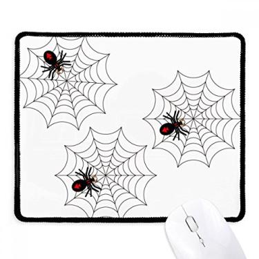 Imagem de Mousepad Halloween Ghost Fear Spider Tapete de borracha para jogos