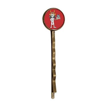 Imagem de Bandana japonesa Shogun Mummy Soccer retrô de metal para cabelo Bobby Pin