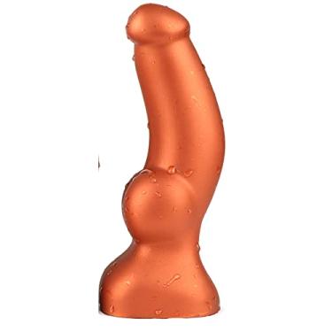 Imagem de Lovetoys Pênis 19Cm Curvado Com Base Holly Ii Laranja
