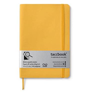 Imagem de Caderno Quadriculado taccbook® Amarelo ouro 14x21 Flex