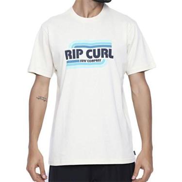 Imagem de Camiseta Rip Curl Surf Revival Masculina Off White