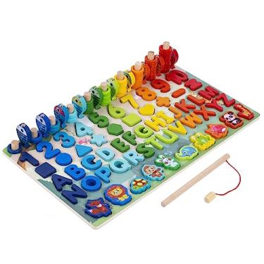 Vários brinquedos infantis quebra-cabeça em Zoom quebra-cabeças em