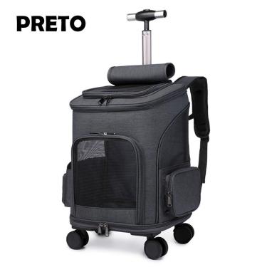 Imagem de Bolsa Mochila com Rodinhas Lorben para Transporte de Pets Cães Gatos  GT6280