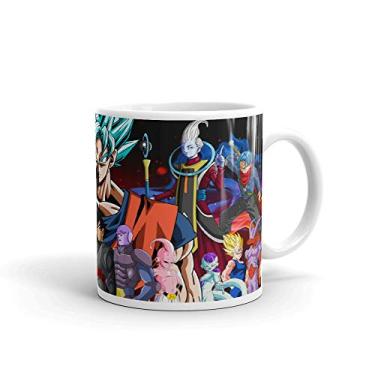 Imagem de Canequeiro Store Dragon Ball Z Modelo 57 Caneca de Porcelana Personalizada, Multicor, 10 x 10 x 10 cm