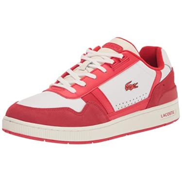 Imagem de Lacoste Tênis masculino, Branco/vermelho/branco., 40