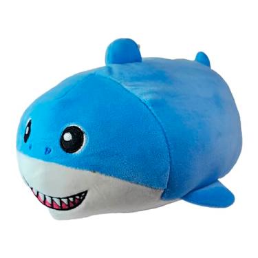 Imagem de Animais Maritmos De Pelúcia Bichinho Do Mar Diversos 23Cms (Tubarão azul)