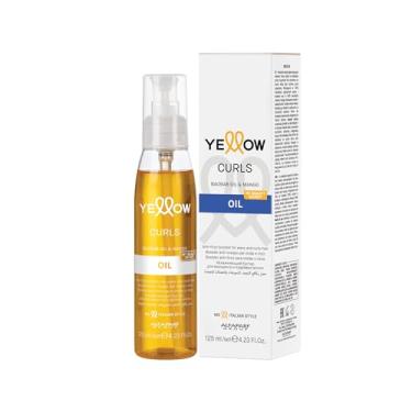 Imagem de Yellow Curls Oil 120ml - Booster Anti-Frizz - Para Uso Diário - Promove Hidratação, Definição e Brilho - Qualidade Profissional de Salão