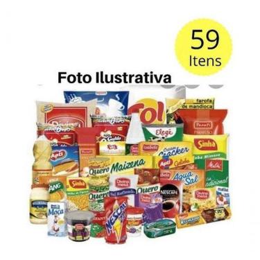 Imagem de Cesta Básica Completa- 59 Itens ( Produtos Bons) *Envio Imed