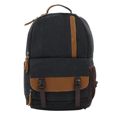 Imagem de Câmera mochila mochila escolar, mochilas para homens mulheres faculdade sacos de escola saco de transporte alças duplas grande capacidade para viagens acampamento
