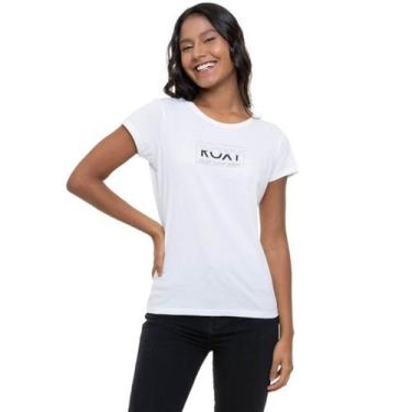 Imagem de Camiseta Feminina Roxy Enjoy The Moment - Branco
